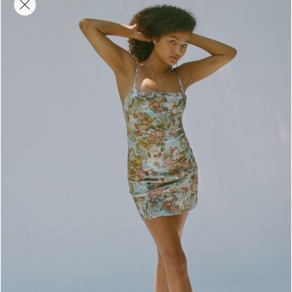 Urban Outfitters Sateen Mini Dress